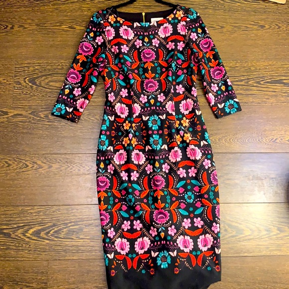 ELIZA J FLORAL MULTICOLORED DRESS - Picture 2 of 6